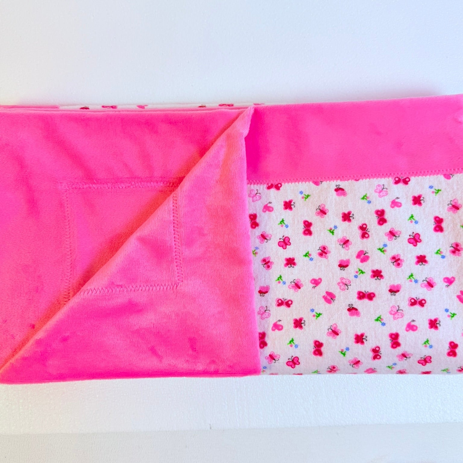 Pink Butterflies and Flowers