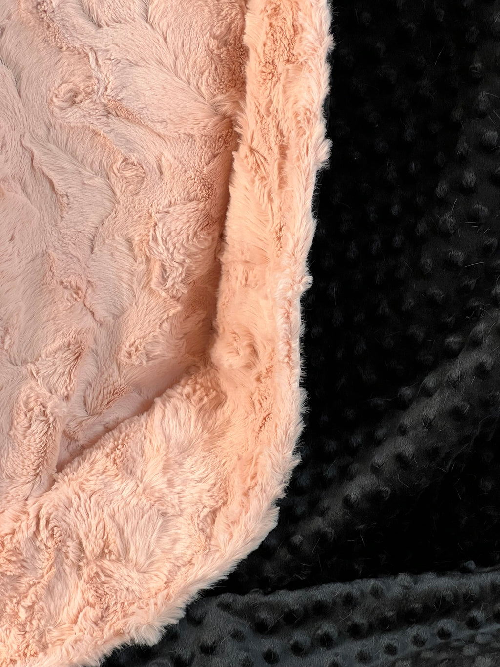 Faux Fur and Minky Dot