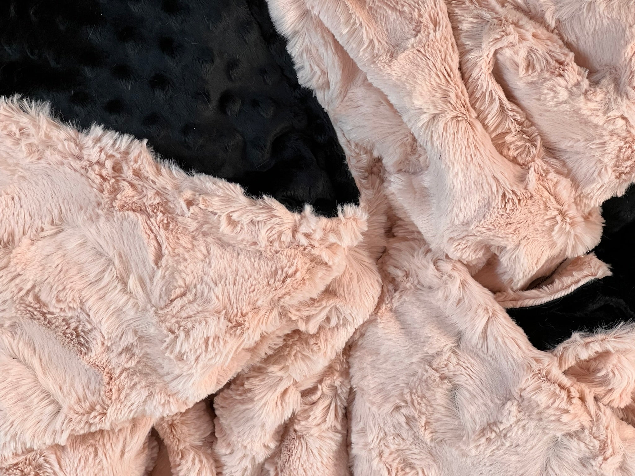 Faux Fur and Minky Dot